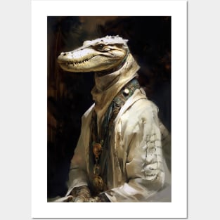 Nile the Crocodile Classic Portrait Posters and Art